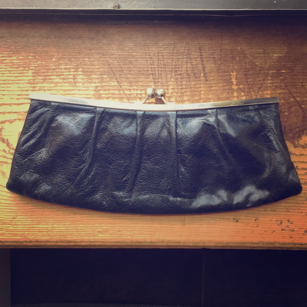 Hobo Black Clutch Purse